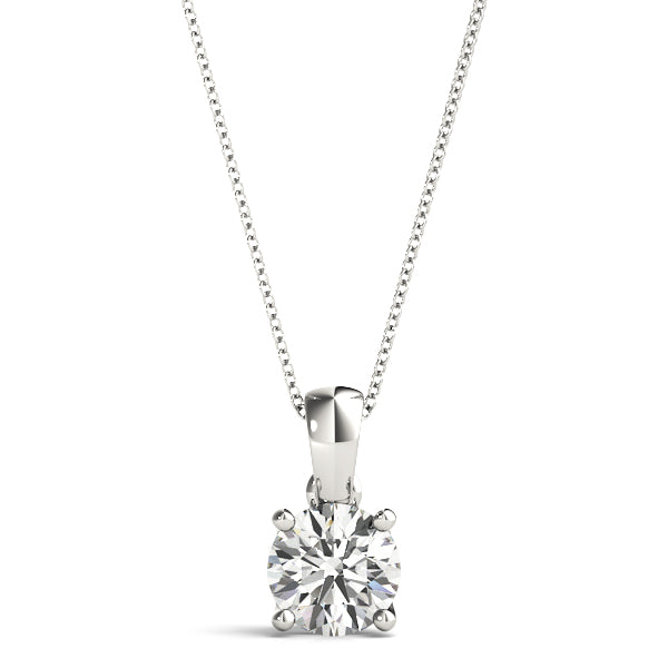 14k gold pendant with a single Lovinity diamond, symbolizing timeless elegance and refined simplicity.