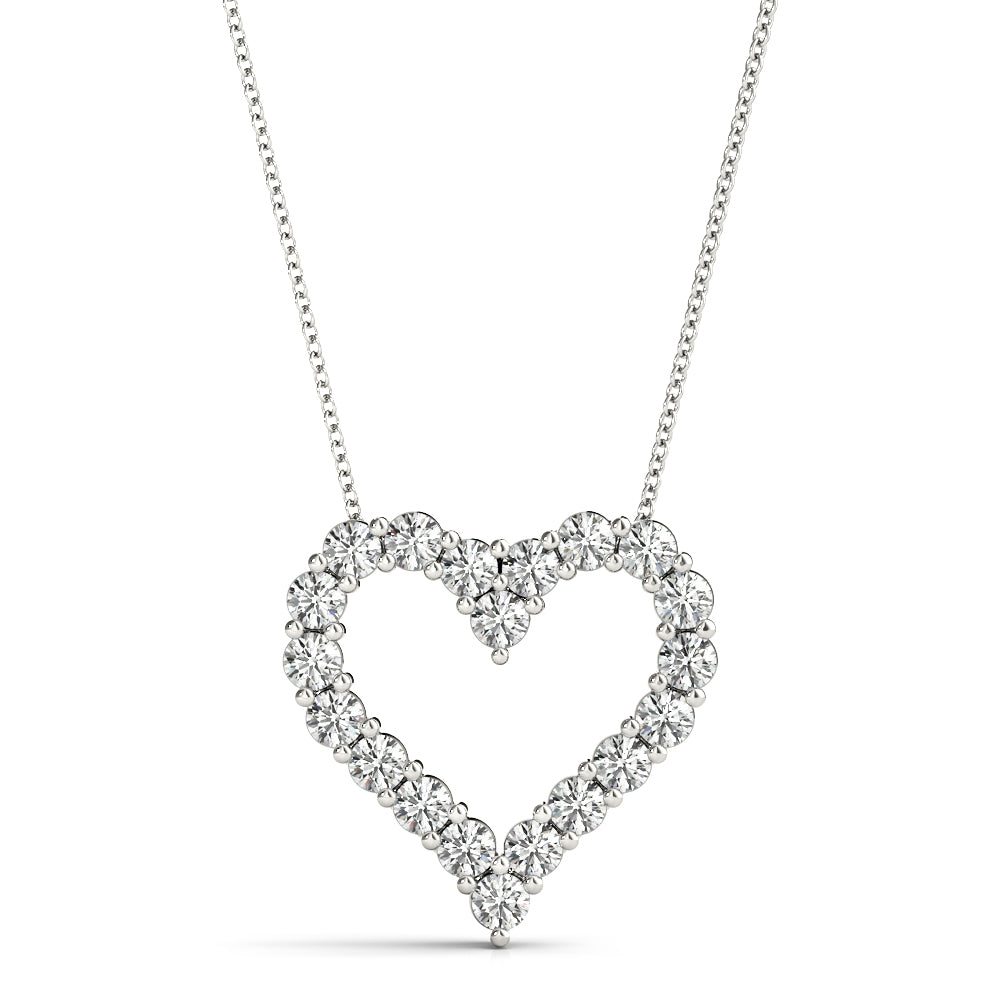 14k gold heart-shaped pendant with Lovinity diamonds, symbolizing love and meaningful connections.