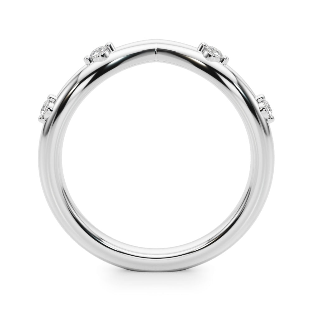 14k gold V-shaped vine ring with lab-grown diamonds, representing personal growth and modern elegance from Lovinity’s Tree of Life Collection.