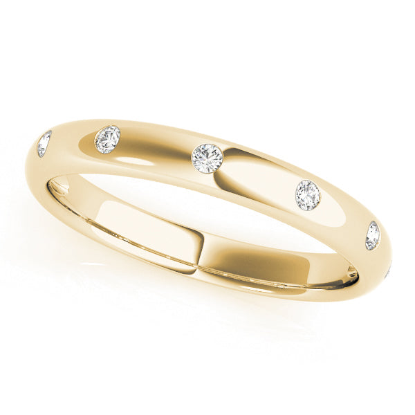 14k gold band with lab-grown Lovinity Diamonds set in a constellation pattern, symbolizing celestial harmony and balance.
