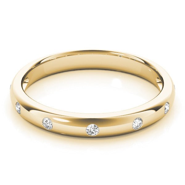 14k gold band with lab-grown Lovinity Diamonds set in a constellation pattern, symbolizing celestial harmony and balance.