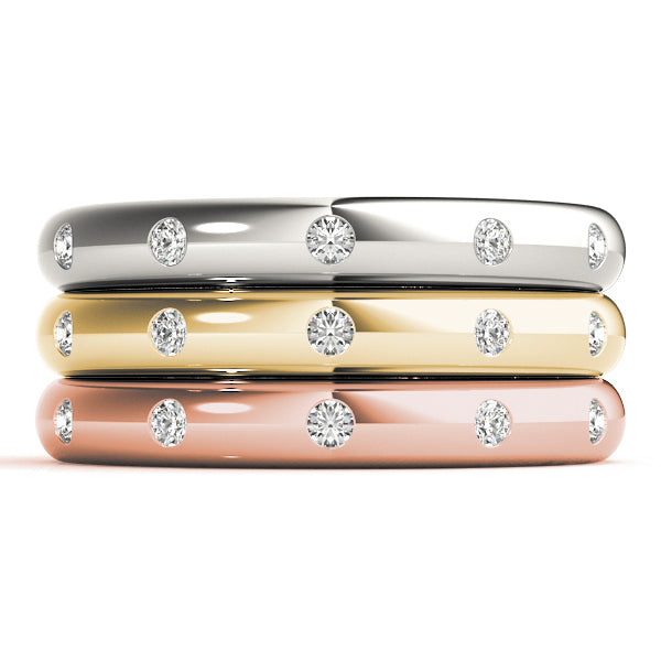 14k gold band with lab-grown Lovinity Diamonds set in a constellation pattern, symbolizing celestial harmony and balance.