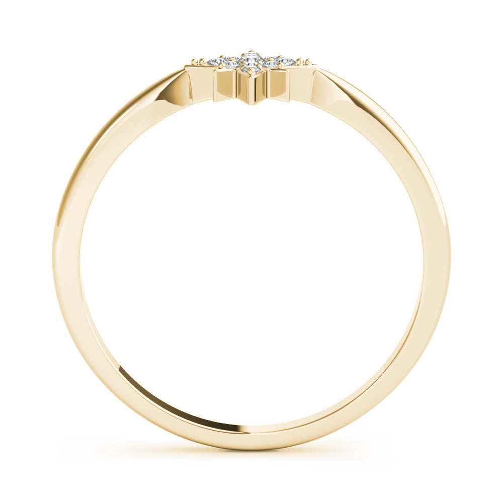 14k gold starburst ring with lab-grown diamonds, symbolizing life’s passion, energy, and brilliance.