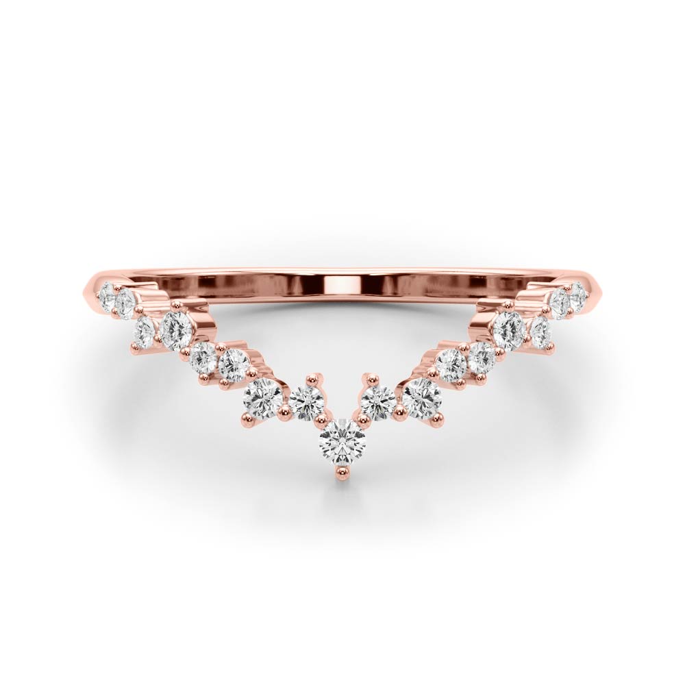 14k Gold Branch Diamond Band with Nature-Inspired Design and Lab-Grown Diamonds.