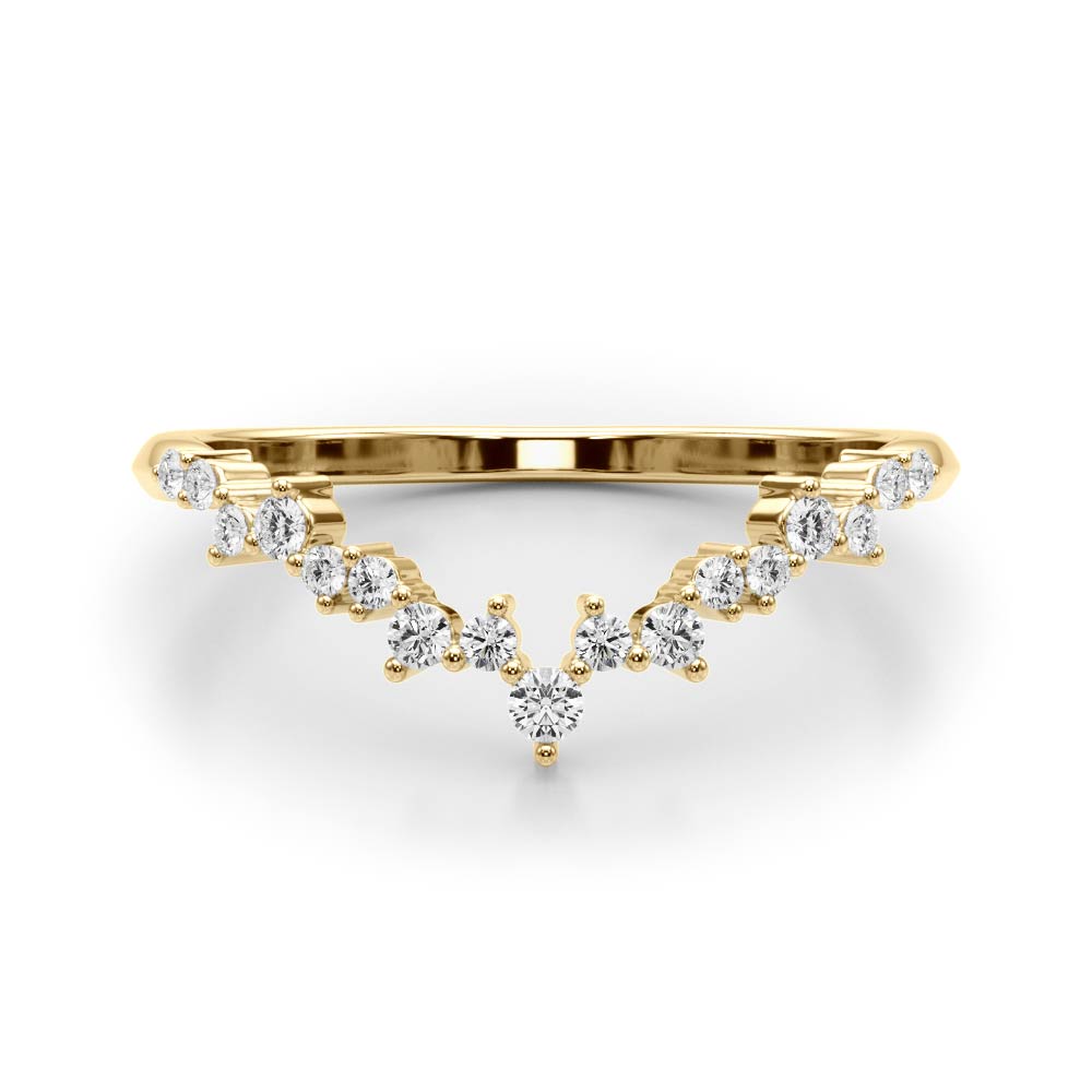 14k Gold Branch Diamond Band with Nature-Inspired Design and Lab-Grown Diamonds.