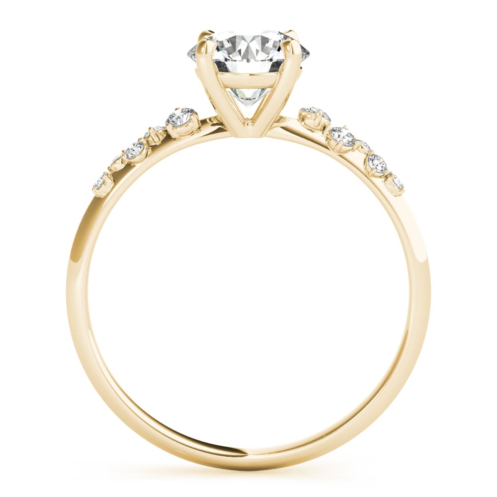 14k gold Celestial Sparkle Ring with a central Lovinity diamond and constellation of smaller diamonds, symbolizing growth and connection.