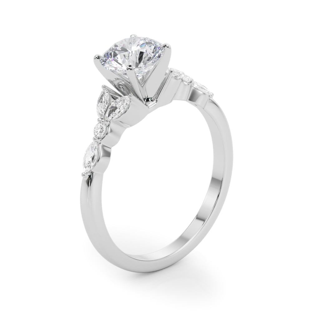 14k white gold Eternal Diamond Tennis Necklace featuring lab-grown Lovinity diamonds in a continuous line.