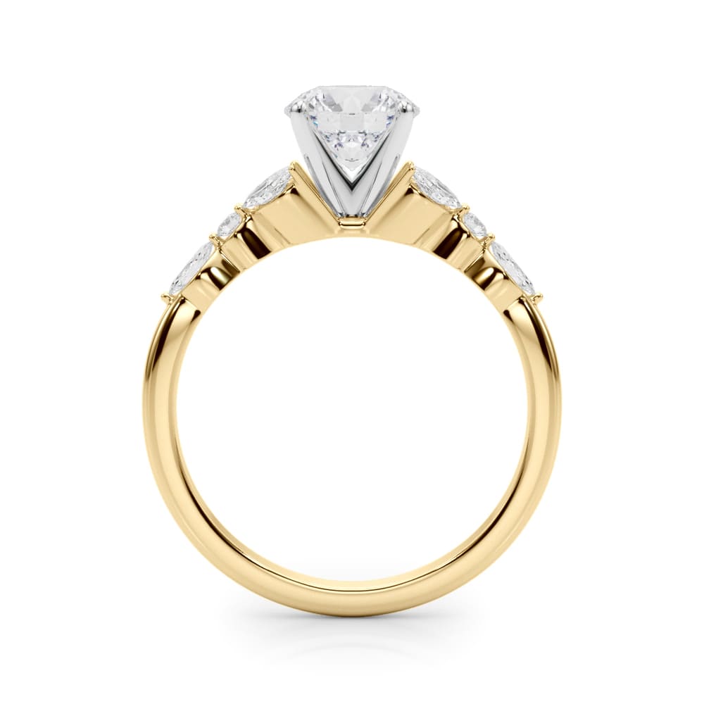 14k white gold Eternal Diamond Tennis Necklace featuring lab-grown Lovinity diamonds in a continuous line.