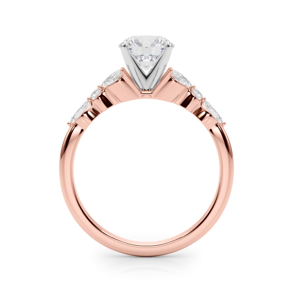 14k white gold Eternal Diamond Tennis Necklace featuring lab-grown Lovinity diamonds in a continuous line.