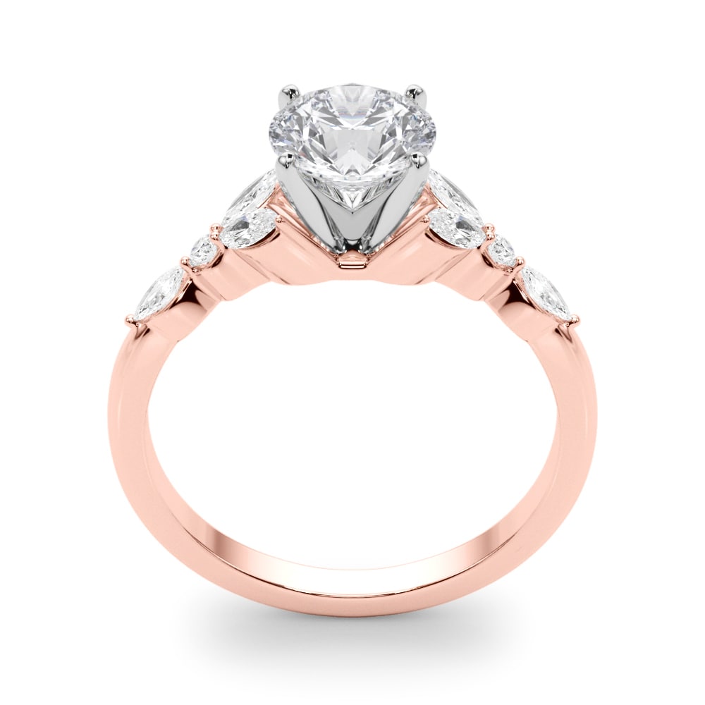 14k white gold Eternal Diamond Tennis Necklace featuring lab-grown Lovinity diamonds in a continuous line.