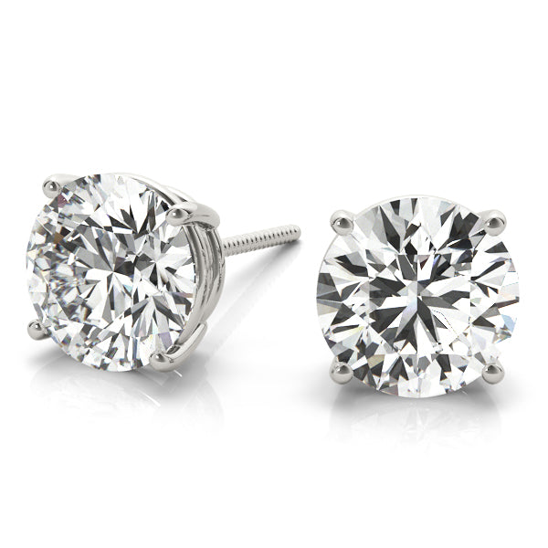Balance Diamond Studs Screw Back