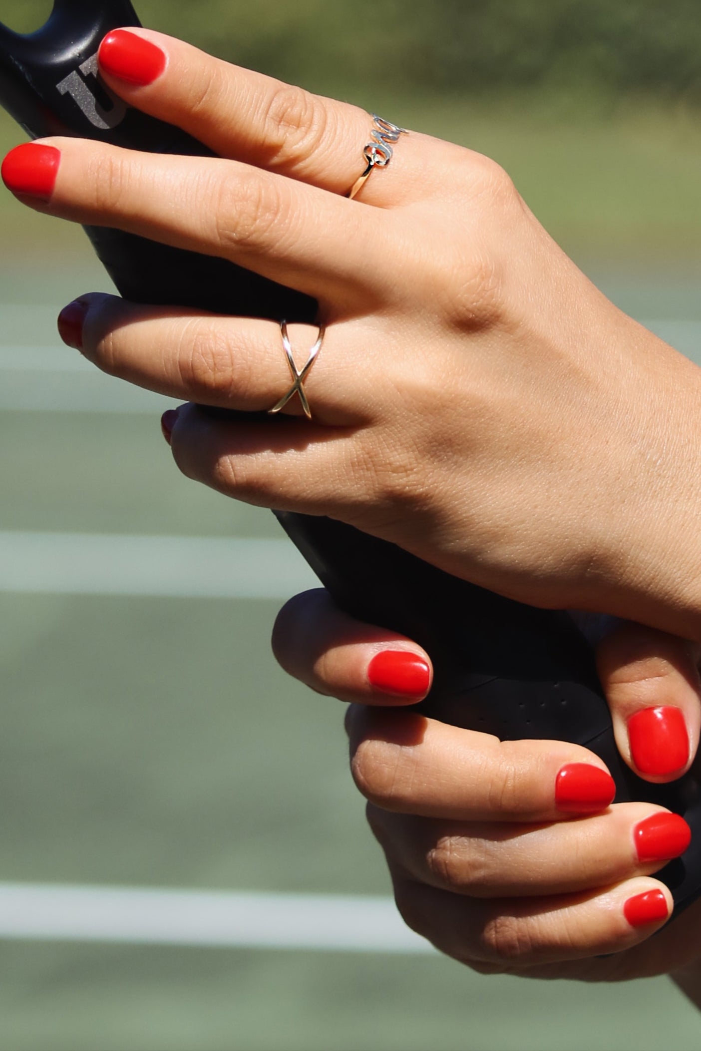 14k Gold Modern Crossover Ring with intersecting bands symbolizing unity and elegance.