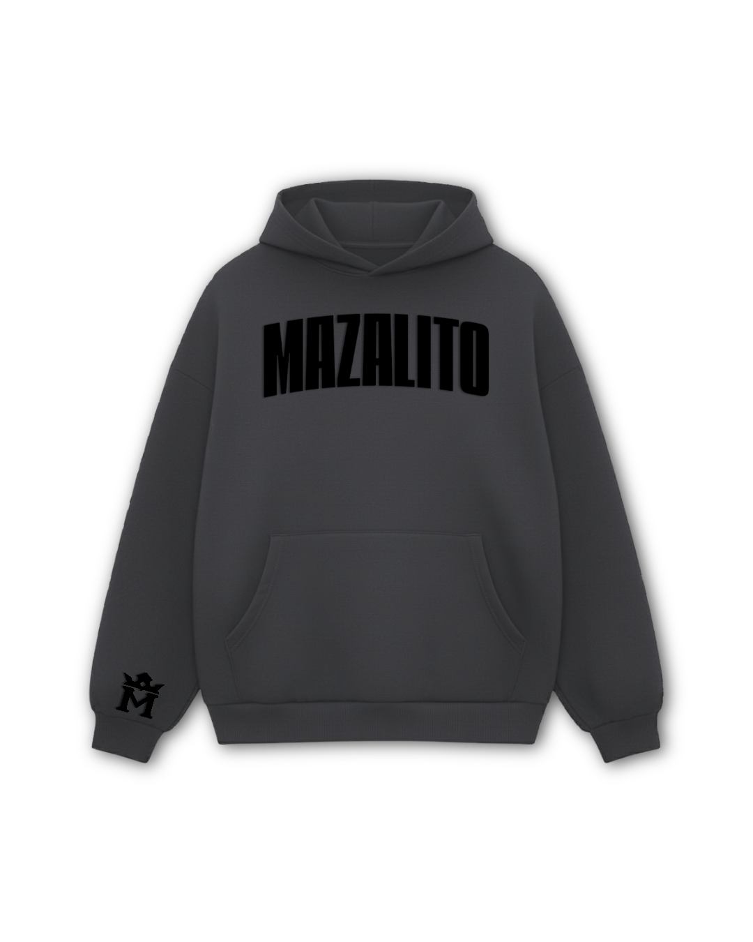 Graphite hoodie — Mazalito merch