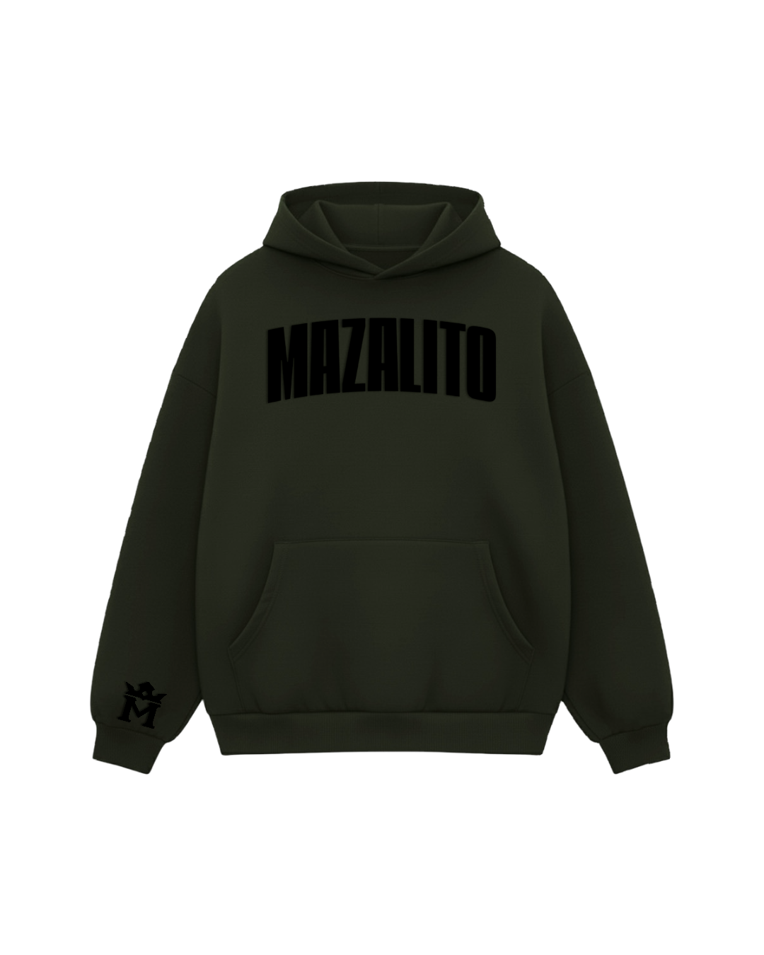 Olive Hoodie — Mazalito merch